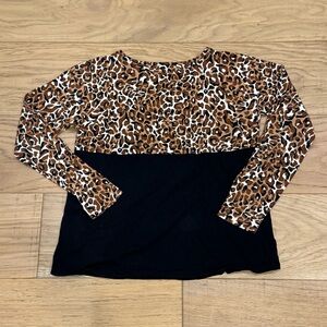 Lilly Pulitzer Leopard Print and Black Kids Top